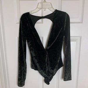Victoria Secret Woman Velvet Bodysuit. Size:XS/S / XP/P